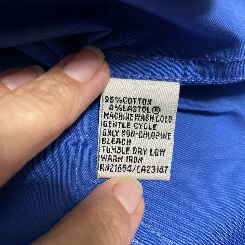 Talbots Wrinkle Resistant Stretch Button Front Bl… - image 5